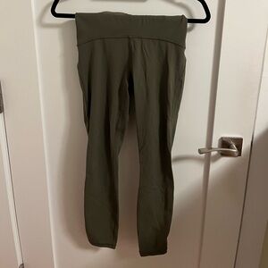 Lululemon Train Times 7/8 Pant *25" Dark Olive